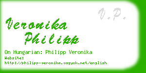 veronika philipp business card